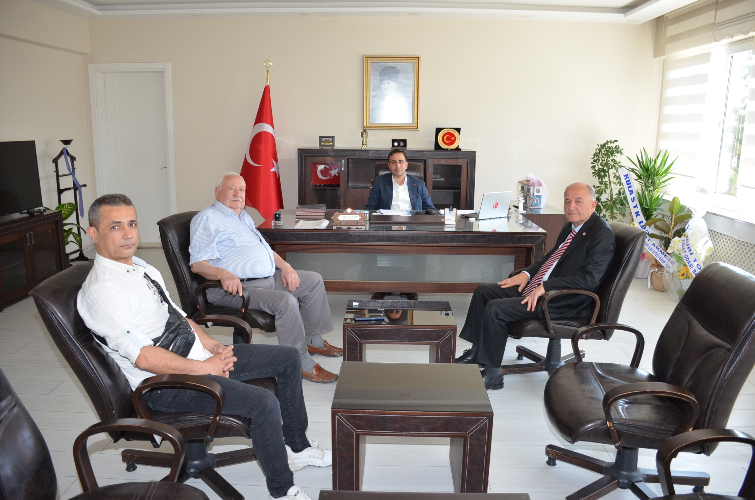 Manisa Basın Cemiyeti’nden  Kaymakam Talha Altuntaş’a Ziyaret
