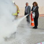 KULA RAFET ÜÇELLİ ORTAOKULU’NDA AFET TATBİKATI